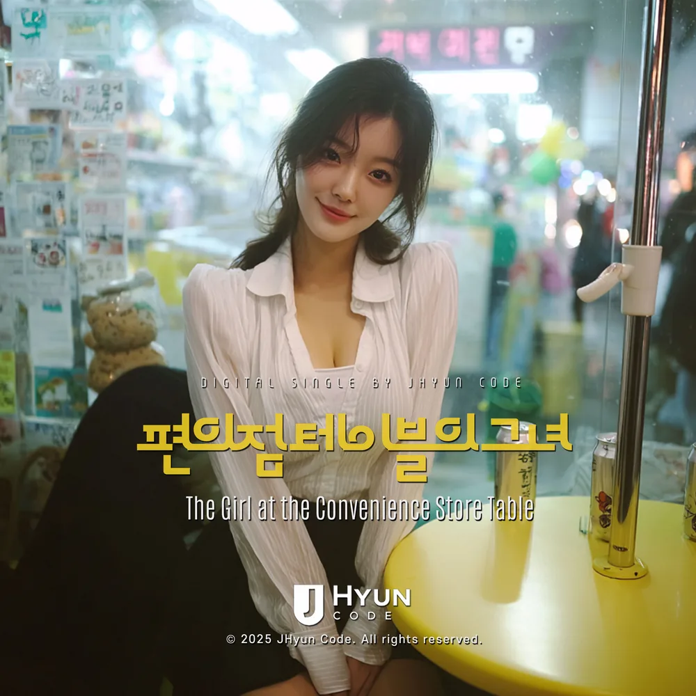 편의점 테이블의 그녀 cover