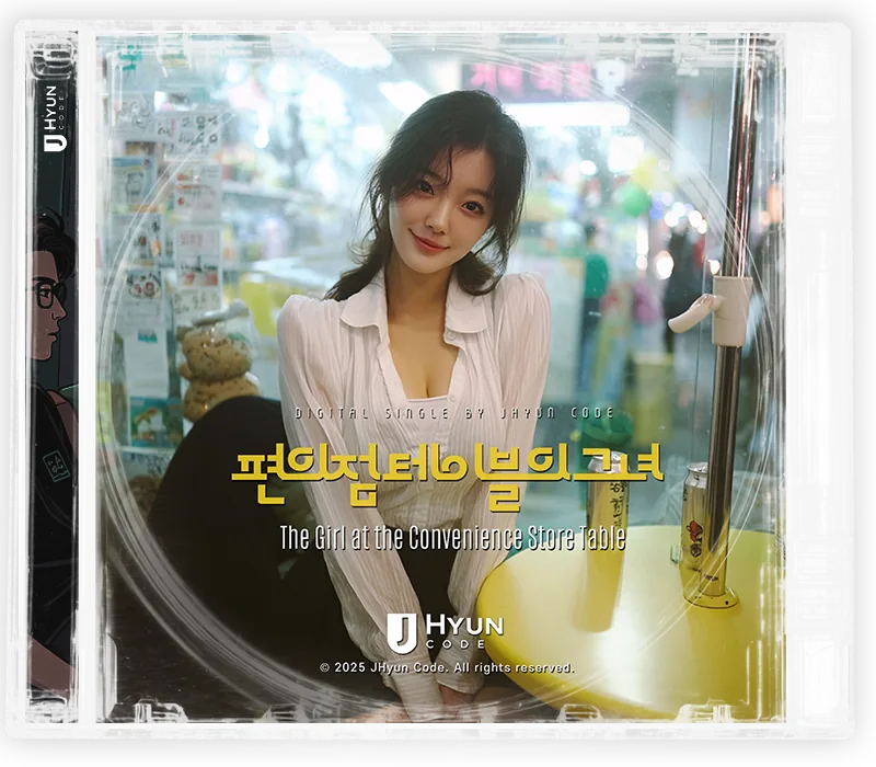 편의점 테이블의 그녀 cover